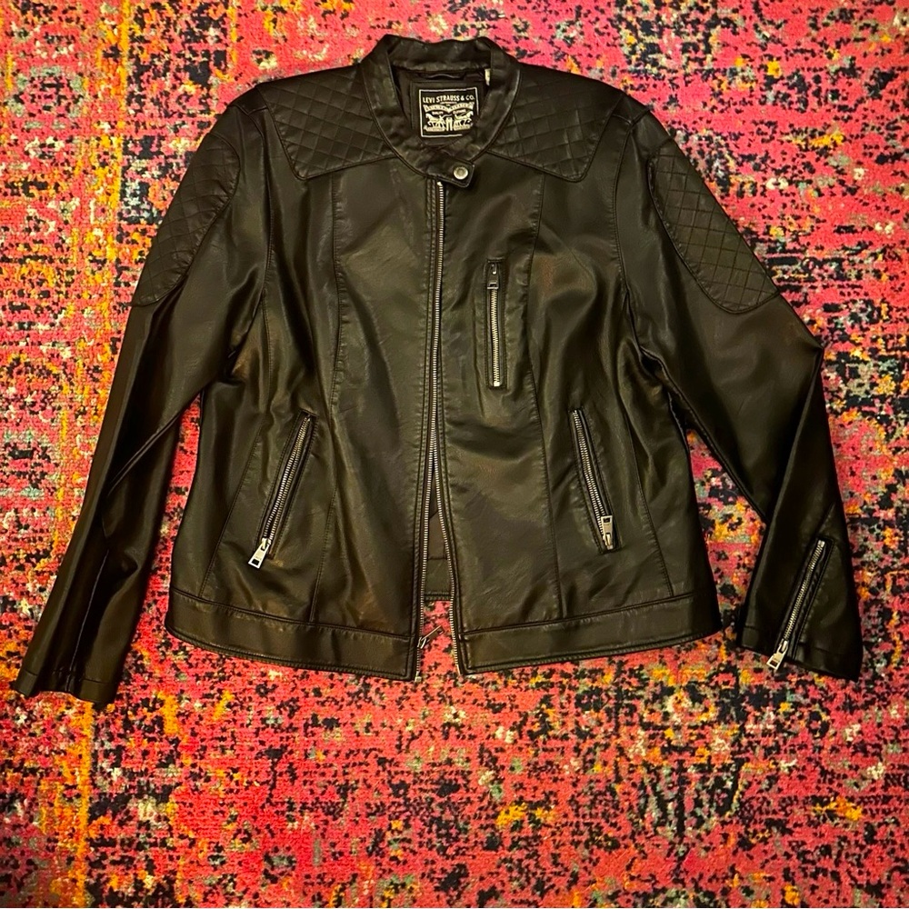 Levi's Women's Faux Leather Motocross Racer Jacket